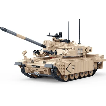 MEOA Новая серия военных кирпичей, 1467 шт., строительные блоки для основного боевого танка Challenger 2, развивающие игрушки, игрушки для мальчиков, сувениры для вечеринок