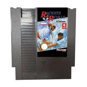 8-битная игровая карта с 72 пинами, ракетки-&-Rivals, видеоигра с картриджами NTSC и Pal для NES