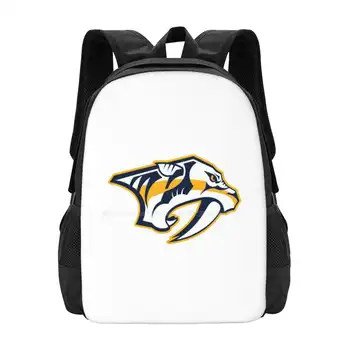 Рюкзаки The Nashville для школьников, подростков, дорожные сумки для девочек, спортивные сумки канадского хоккеиста, панк-хоккейной мамы, логотип хоккейной команды