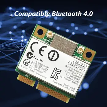 300-метровый беспроводной адаптер Mini PCI-E 2.4G/5G Bluetooth 4.0, ключ для сетевой карты WiFi