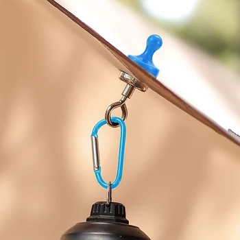 Легкие вешалки для палатки Многофункциональный магнитный крючок для крепления палатки на крыше Крюк с магнитным зажимом Вешалка для наружного подвесного кемпингового фонаря