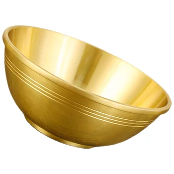 Чаши Настольные Священная Золотая Медная Металлическая Вода Деликатный Буддизм Изысканное Предложение