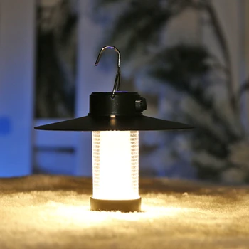 Фонарь со светодиодным освещением, водонепроницаемый с крючком, освещение для кемпинга, Зарядка Type-c, Садовая декоративная лампа с регулируемой яркостью для наружного оборудования