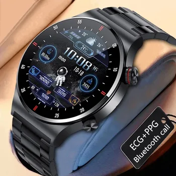 для Philips Xenium W8510 Letv LeEco Le Max 2 OnePlus Nord N20 N200 Смарт-часы Мужские Часы NFC Bluetooth Вызов Беспроводное Зарядное Устройство