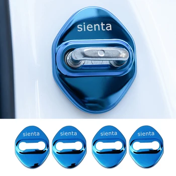 Для 4 шт. крышка дверного замка автомобиля Защищает автомобильные аксессуары для Sienta 10 серии 2022 2023 Автомобильная наклейка