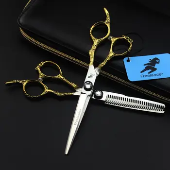 Япония 6-Дюймовые Салонные Ножницы для стрижки волос Парикмахерские Ножницы Для волос Набор профессиональных парикмахерских ножниц Makas