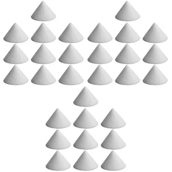 30 шт Керамическая подставка для ногтей Керамический конус Огнеупорная прокладка Керамические инструменты
