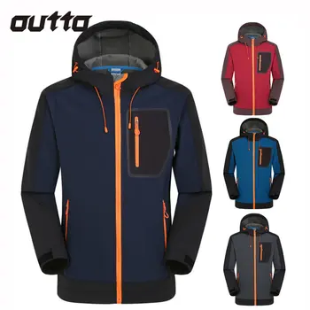Мужская куртка Softshell, ветрозащитные водонепроницаемые куртки для спорта на открытом воздухе, флисовые теплые куртки с несколькими карманами, лыжные походные кемпинговые пальто для рыбалки