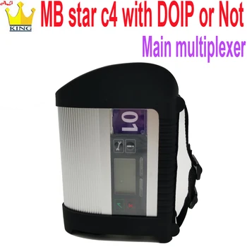 MB Star c4 SD Connect Compact C4 plus функция DOIP Мультиплексор основного интерфейса с инструментами диагностики WIFI для легкового/грузового автомобиля (12V/24V)