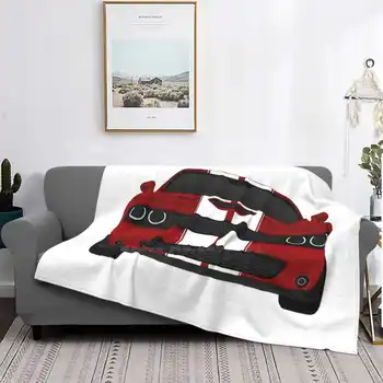 Переднее (Темно-красное) Одеяло Challenger Four Seasons Комфортное Теплое Мягкое Покрывало Hellcat Challenger Srt Charger Car Hemi