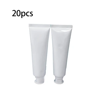 20 упаковок косметического шланга, Пустая алюминиевая пластиковая трубка, косметический контейнер для лосьона