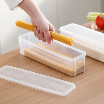 Кухонный ящик для хранения лапши Холодильник Большой емкости Fresh Box Прямоугольный Пластиковый контейнер-органайзер для хранения продуктов питания
