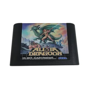 16-битная игровая карта Alisia Dragoon MD для Sega Mega Drive и для оригинальной консоли
