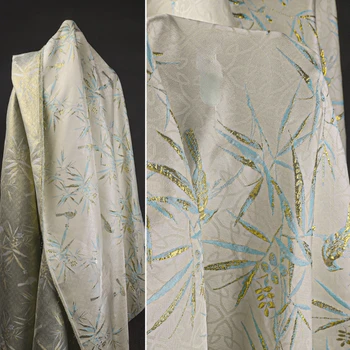 Жаккардовая ткань, вышитое винтажное платье с рельефом, Модная дизайнерская ткань, одежда для шитья своими руками, Полиэфирный материал на метр