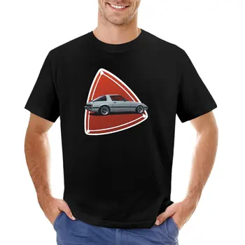 Футболка Rx-7 FB с коротким рукавом в стиле аниме, мужские винтажные футболки