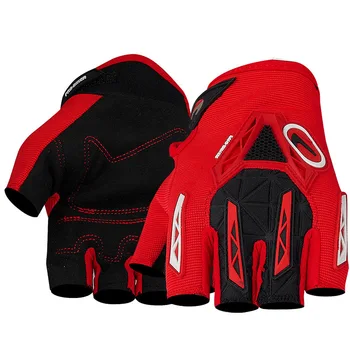 Мотоциклетные перчатки для профессиональных байкеров, перчатки для езды по бездорожью, мужские и женские байкерские гоночные перчатки с коротким пальцем на полпальца