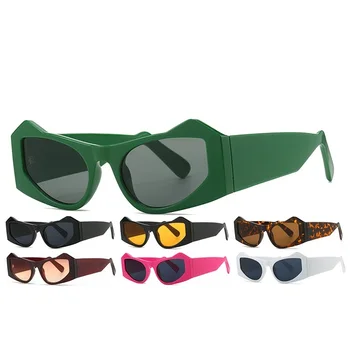 Модные дизайнерские Солнцезащитные очки с кошачьими ушками С широкой дужкой С Тонированным градиентом UV400 С пользовательским логотипом Оптом Женские Солнцезащитные очки Gafas De Sol