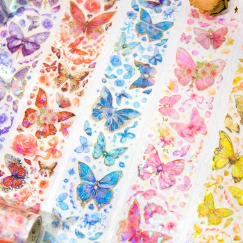 5 упаковок/ЛОТ Ретро декоративные ленты для домашних животных серии Butterfly dancing gracefully