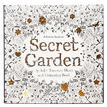 Английская версия Secret Garden Книжка-раскраска для взрослых детей Декомпрессия Беременных Женщин Обучение плода рисованию граффити
