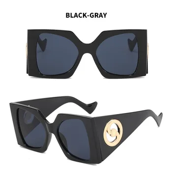 Солнцезащитные очки в новой модной оправе, мужские и женские Ретро-оправы, Солнцезащитные очки для путешествий, вечеринок, Uv400, бренд класса Люкс.