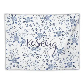 Koselig - синий гобелен, декор для ванной, украшения для комнаты, украшения для дома