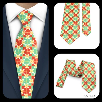 LYL 8 см Красно-желтый Геометрический мужской галстук Изысканный Модный шелковый галстук Добавит нотку роскоши и изысканности Вашему наряду