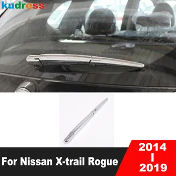 Накладка на стеклоочиститель заднего стекла для Nissan X-Trail Rogue T32 2014-2016 2017 2018 2019, Хромированные Аксессуары для ветрового стекла