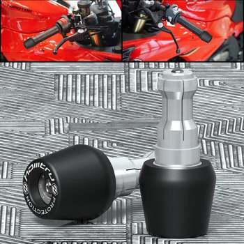 Для Triumph Daytona 675 2011-2016 Мотоциклетный руль Заканчивается рукояткой, штекер утяжеляет антивибрационный штекер-слайдер.