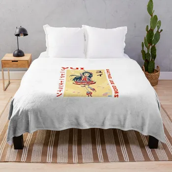 Yui Sword Art Online Плед для дивана, ворсистое одеяло, свободное одеяло, дизайнерские одеяла