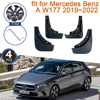 Для Mercedes Benz A Class W117 2019 ~ 2022 Аксессуары 2020 2021 Брызговики Брызговики Передних Задних Колес Крыло