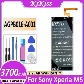 Оригинальный Мощный Аккумулятор KiKiss AGPB016-A001 3700 мАч Для Sony Xperia M5 E5603 E5606 E5653 E5633 E5643 E5663 E5603 E5606 Bateria