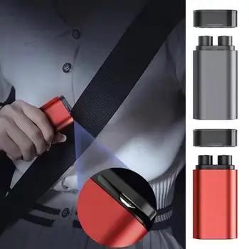 Автомобильный Защитный Молоток С Двойной Головкой Автоматический Аварийный Выключатель Стеклянного Окна Резак Для Ремня Безопасности Спасательный Аварийный Инструмент Для Эвакуации Автомобиля