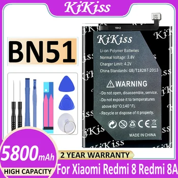 Для Xiao Mi Сменный Аккумулятор 5800 мАч BN51 для Xiaomi Redmi 8 Redmi 8A Redmi8 Redmi8A Аккумулятор для телефона BN 51 BN-51