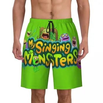 Мужские плавки My Singing Monsters, пляжная одежда, быстросохнущие пляжные шорты для плавания, шорты для плавания