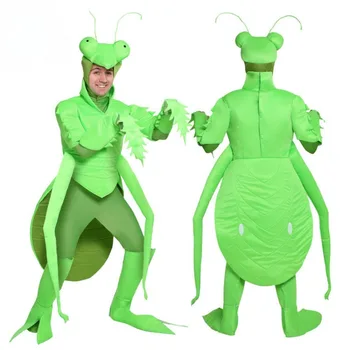 Косплей, ежегодное собрание на Хэллоуин, сценическое представление, костюм животного, костюм насекомого-богомола, костюм для моделирования богомола