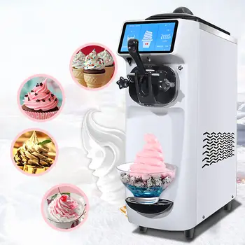 Машина для приготовления мороженого в кофейне, Профессиональный производитель мороженого, коммерческая машина для приготовления мягкого мороженого
