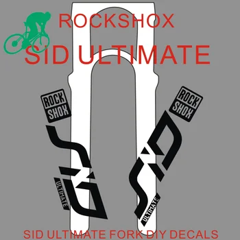 2 шт. /компл. Наклейки на вилку Rockshox SID, наклейки для украшения велосипеда, наклейки на переднюю вилку MTB, наклейка-бестселлер для велоспорта