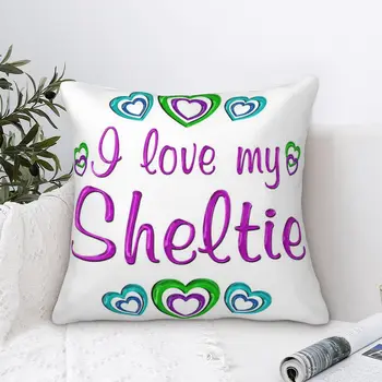 Love My Shellie Бархатная наволочка Черная Подушка для спинки гостиной Декоративные подушки для дивана