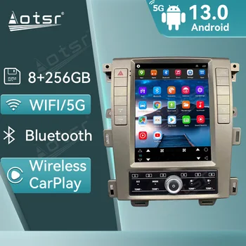 Для Ford Edge 2009-2015 Автомобильный радиоприемник Tesla Screen Android 11 Стерео Мультимедийный плеер 4G WIFI Carplay Android Auto 8 + 128
