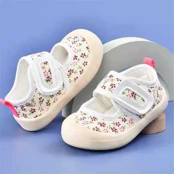 Детские сандалии Для мальчиков и девочек, весенне-осенняя спортивная обувь для новорожденных, Нескользящая подошва с милым цветочным принтом, Обувь для мальчиков, Детская обувь для плавания