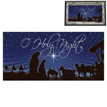 Рождественские фоны для фотографии Декор стен Рождественский баннер Святая ночь Фотография Рождественский фон вечерние принадлежности