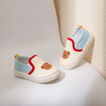 Детская обувь Детская Парусиновая Обувь Обувь Для Маленьких Девочек Мультяшные Кроссовки для Малышей Tenis Infantil Menino кроссовки Tenis Para Niño أحذية