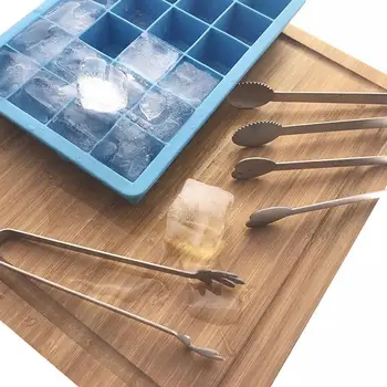 Кухонные щипцы для чая в форме сердца, силиконовые нескользящие щипцы для льда из нержавеющей стали Для ведерка со льдом, нержавеющие кухонные инструменты для приготовления пищи