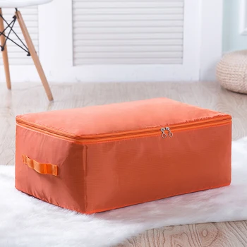 Чемодан, Органайзер для домашнего белья, Большая вместительная сумка из ткани Оксфорд для путешествий, бытовая Оранжевая M