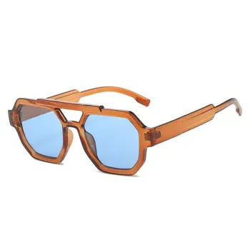 Летние квадратные солнцезащитные очки для леди, модные солнцезащитные очки в модном стиле, очки винтажных оттенков, очки с защитой от UV400, уличная одежда, очки