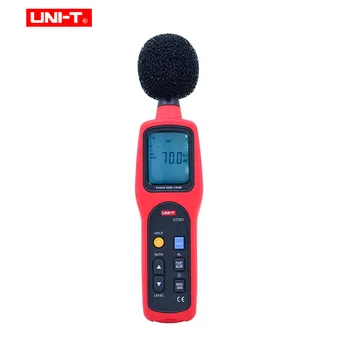 UNI-T UT351/352 Цифровой Измеритель уровня звука Звуковой Шум 30 ~ 130 Децибел Измерительное Устройство Регистрация данных С ЖК-подсветкой Подсказка О Перегрузке