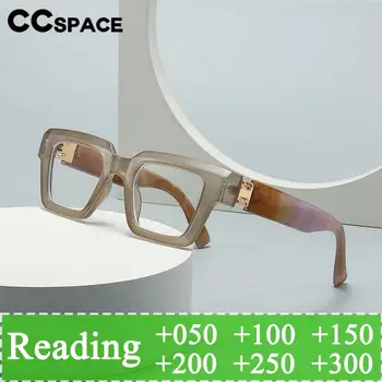 R56754 Большой Размер Ретро Очки Для Чтения Диоптрийные + 1,0 ~ + 3,0 Фирменный Дизайн для Женщин Модные Роскошные Ножки Квадратные Очки для Дальнозоркости