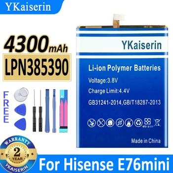 4300 мАч YKaiserin Аккумулятор LPN385390 LPN385390A Для Аккумуляторов Мобильных Телефонов Hisense E76 mini E76mini