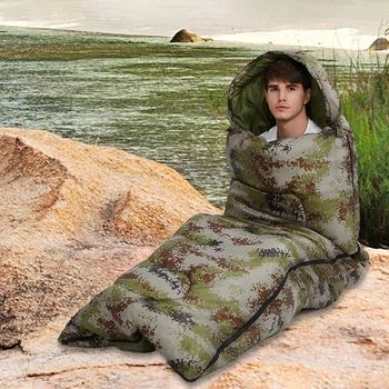 Сверхлегкий спальный мешок, дышащий Портативный спальный мешок, легкий с компрессионным мешком для путешествий на 3 сезона, кемпинга, пешего туризма