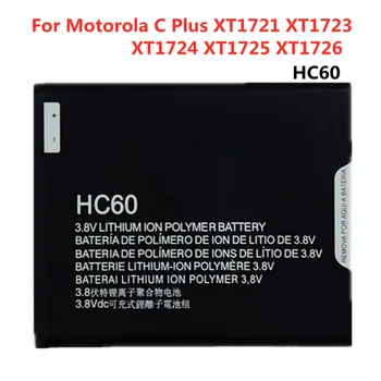 Новый Высококачественный Аккумулятор HC60 4000 мАч Для Motorola Moto C Plus С Двумя SIM-Картами XT1721 XT1723 XT1724 XT1725 Аккумулятор Для Мобильного Телефона Batteria